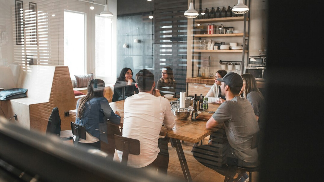 healthy workplace meeting